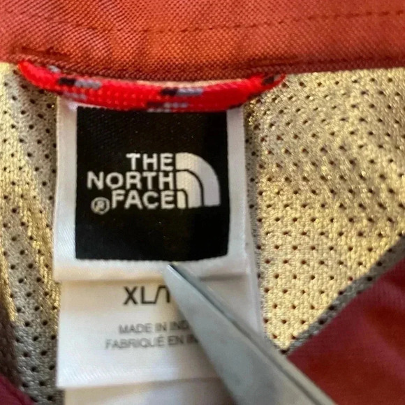 Vintage Y2K The North Face Outdoor Hiking Button Up Maroon LS Button Up  Sz XL - Picture 7 of 8